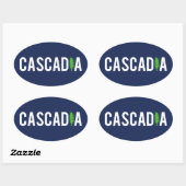 Cascadia Tree Ovale Sticker (Vel)