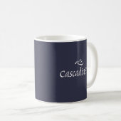 CascadiaFire 11oz Classic Cafe Mok (Voorkant rechts)