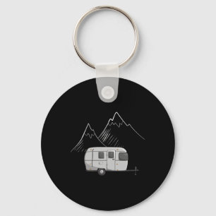 Cascadian Designs Dames Airstream Camping Trailer Sleutelhanger