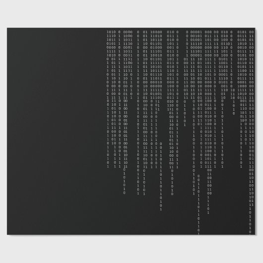 Cascading Binary Cadeaupapier (Vlak)
