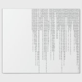 Cascading Binary Cadeaupapier (Vlak)