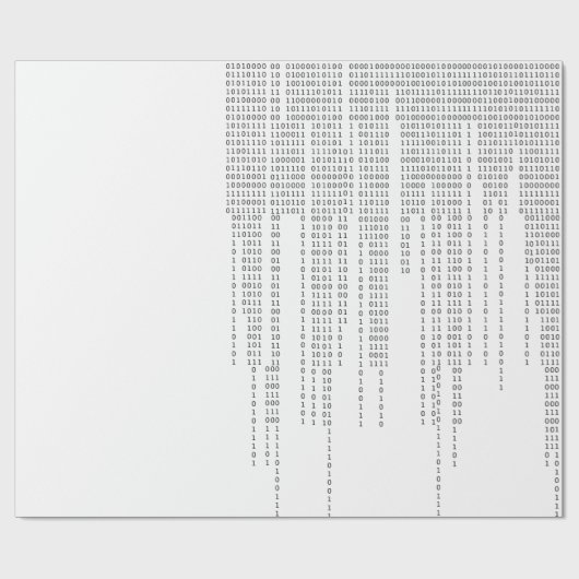 Cascading Binary Cadeaupapier (Vlak)