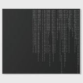 Cascading Binary Cadeaupapier (Vlak)