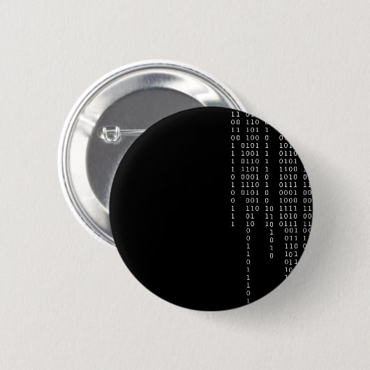 Cascading Binary Ronde Button 5,7 Cm (Voorkant /achterkant)