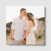 Cascading Blush en Roos Gold Foil Leaves Wedding Gastenboek (Achterkant)