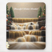 "Cascading Christmas Joy" Muismat (Voorkant)