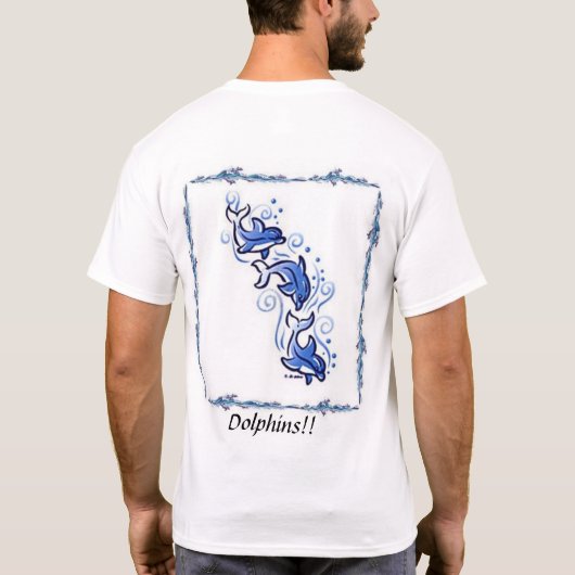 Cascading Dolphins T-shirt (Achterkant)