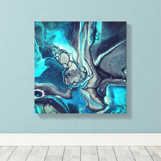 Cascading Dreams 1 Canvas Afdruk (Insitu (Houten vloer))