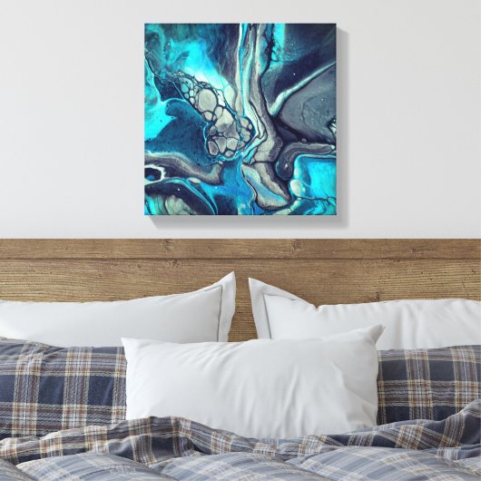 Cascading Dreams 1 Canvas Afdruk (Insitu (Slaapkamer))