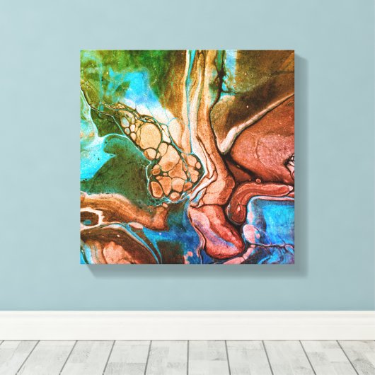 Cascading Dreams 2 Canvas Afdruk (Insitu (Houten vloer))