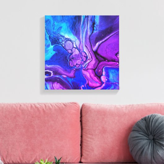 Cascading Dreams 3 Canvas Afdruk (Insitu (Woonkamer))