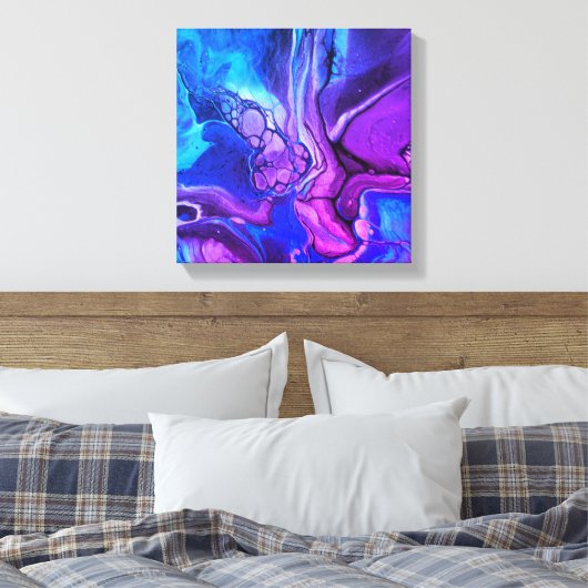 Cascading Dreams 3 Canvas Afdruk (Insitu (Slaapkamer))