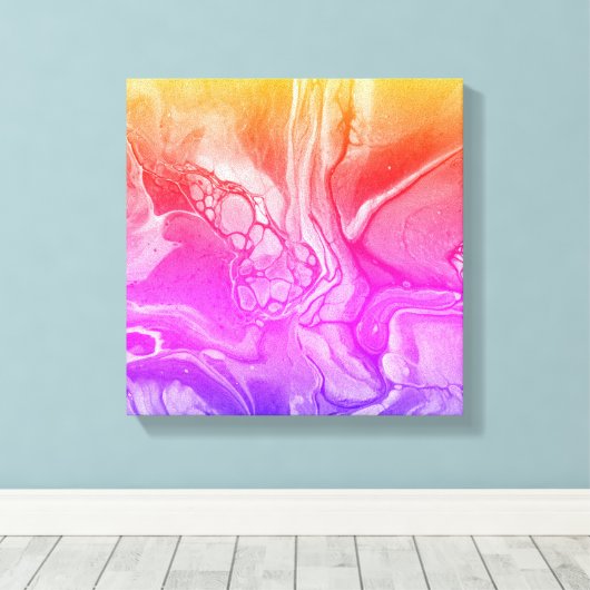 Cascading Dreams 4 Canvas Afdruk (Insitu (Houten vloer))