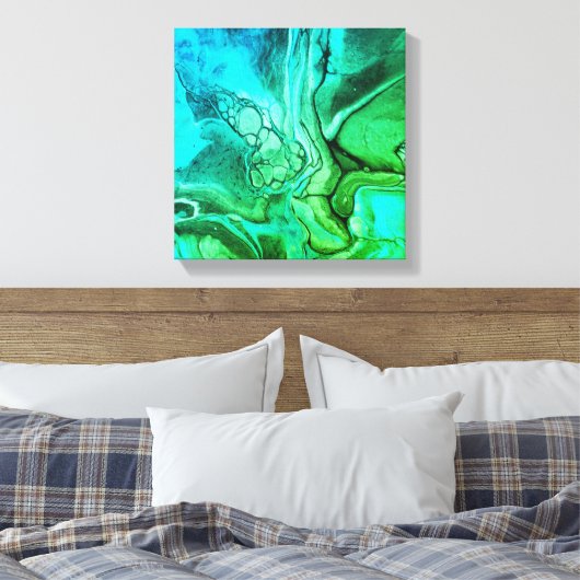 Cascading Dreams 5 Canvas Afdruk (Insitu (Slaapkamer))
