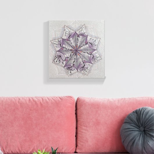 Cascading Dreams Canvas Afdruk (Insitu (Woonkamer))