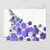 Cascading Flowers Briefkaart Sjabloon (Voorkant)