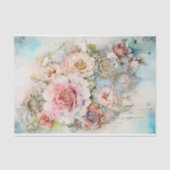 Cascading Flowers Mixed Media Tissuepapier (Voorkant)