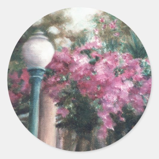Cascading Flowers sticker (Voorkant)