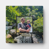 Cascading forest waterval bomen groen fotoplaat (Voorkant)