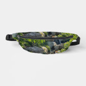 Cascading Forest waterval | bosgroen Heuptasje (Voorkant)