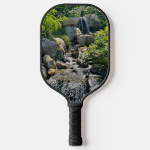 Cascading Forest waterval   bosgroen Pickleball Paddle