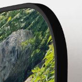 Cascading Forest waterval | bosgroen Pickleball Paddle (Links Detail)