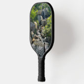 Cascading Forest waterval | bosgroen Pickleball Paddle (Links)