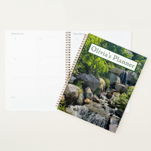 Cascading Forest waterval | bosgroen Planner (Display)