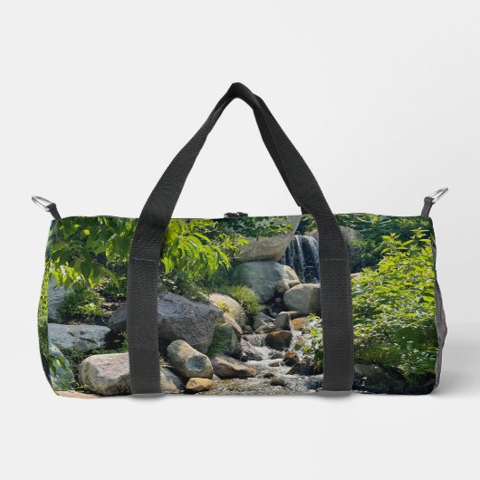 Cascading Forest waterval | bosgroen Plunjezak (Voorkant)