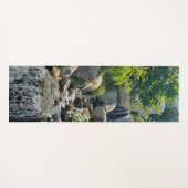 Cascading Forest waterval | bosgroen Yogamat (Voorkant (horizontaal))
