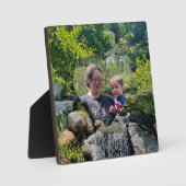 Cascading forest waterval groen hart sjabloon fotoplaat (Voorkant)