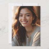 Cascading Graduation Caps en gouden Confetti foto Kaart (Achterkant)