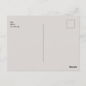 Cascading Greenery Neutral Vrijgezellenfeest Briefkaart (Achterkant)