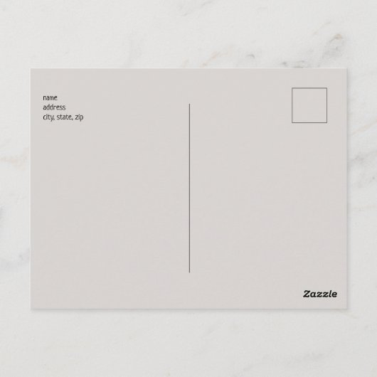 Cascading Greenery Neutral Vrijgezellenfeest Briefkaart (Achterkant)