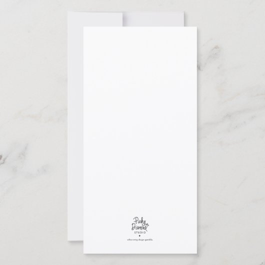 Cascading Heart Valentine's Day Card (Achterkant)