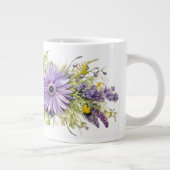 Cascading Ivy en delicate Daisy Petals Grote Koffiekop (Rechts)