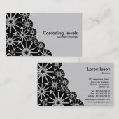 Cascading Jewels - Light Grey CCCC Visitekaartje (Voorkant / Achterkant)