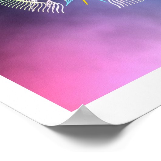 Cascading Joy Poster (Hoek)