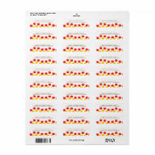 Cascading Leaves Return Address Labels (Full Sheet)