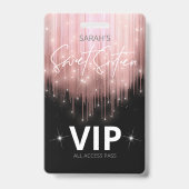 Cascading Lights 16 Roos Gold ID790 Badge (Achterkant)