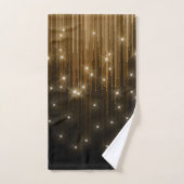Cascading Lights Monogram Gold ID789 Bad Handdoek (Handdoek)