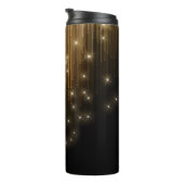 Cascading Lights Monogram Gold ID789 Thermosbeker (Geroteerd rechts)