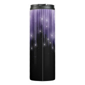 Cascading Lights Monogram Violet ID789 Thermosbeker (Achterkant)