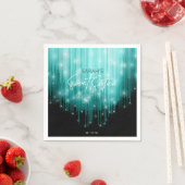 Cascading Lights Sweet 16 Blauwgroen ID790 Servet (Insitu)