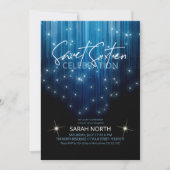 Cascading Lights Sweet 16 Blue ID790 Kaart (Voorkant)