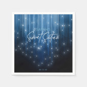 Cascading Lights Sweet 16 Blue ID790 Servet (Voorkant)
