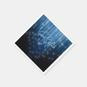 Cascading Lights Sweet 16 Blue ID790 Servet (Hoek)