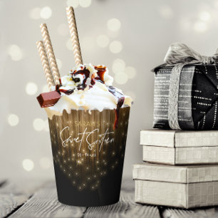 Cascading Lights Sweet 16 Gold ID790 Papieren Bekers