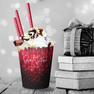 Cascading Lights Sweet 16 Red ID790 Papieren Bekers