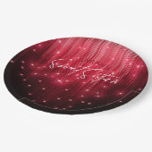 Cascading Lights Sweet 16 Red ID790 Papieren Bordje (Gekanteld)